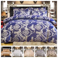 wholesale luxury 23pcs bedding set high quality satin jacquard duvet cover sets 1 quilt cover 12 pillowcases useuau size