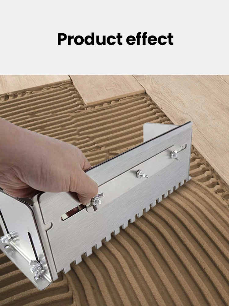 Регулируемая зубчатая расческа 400-800 мм для быстрого и равномерного нанесения