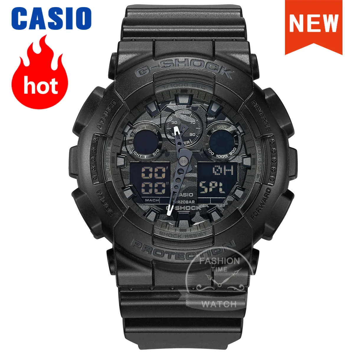 

Casio watch g shock men Smart watch Sports fashion waterproof camouflage 200m Waterproof relogio masculino GA-100CF-1A