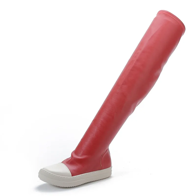 Прямая поставка брендовые Дизайнерские Сапоги для ног длинные тонкие