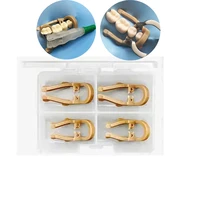 1box dental distal premolar rubber dam clamp rubber barrier clip resin clamp long short dentistry material teeth repair tools