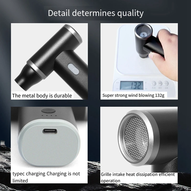Беспроводная пылеочиститель 110000 Генератор об/мин жестокий вентилятор