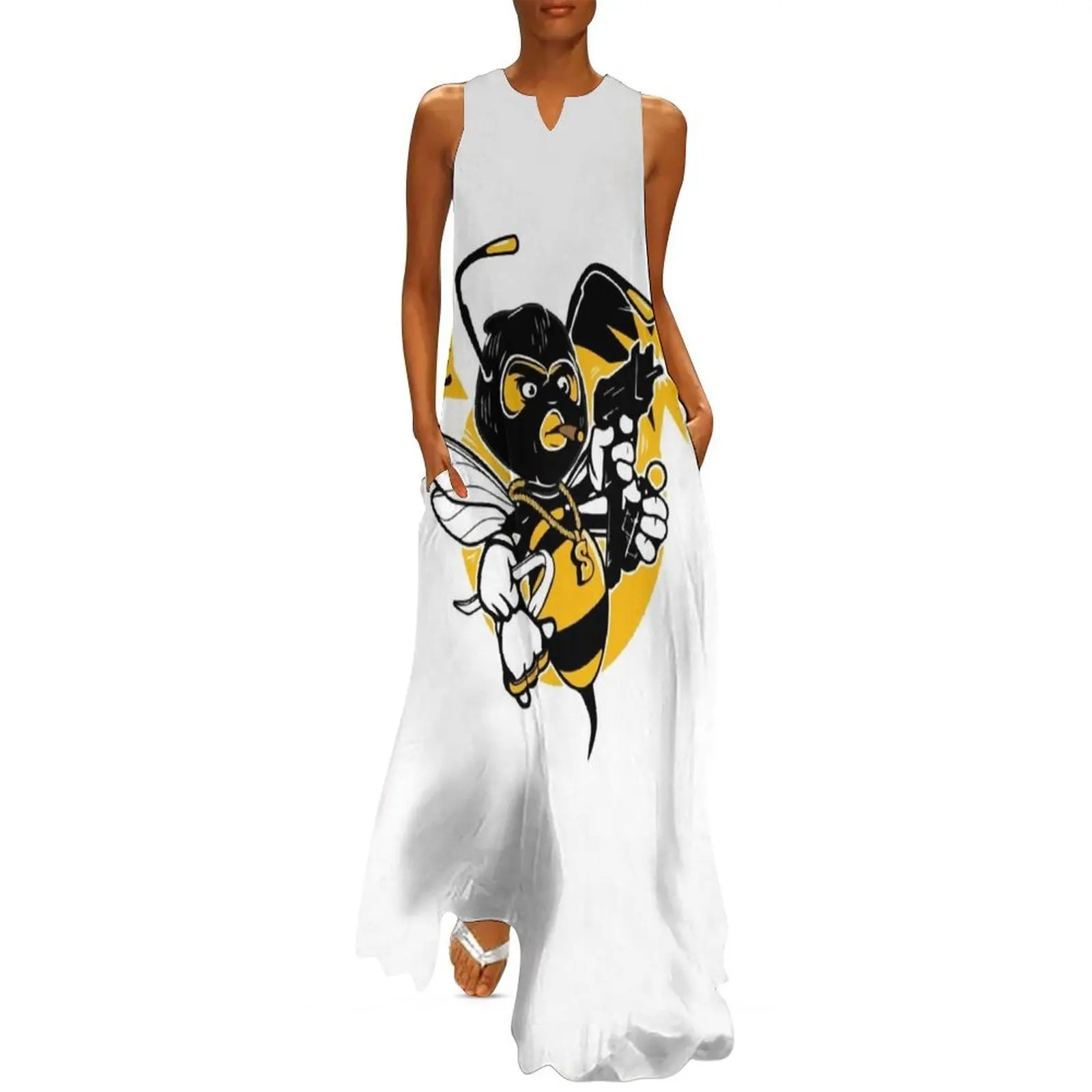 Killer Beez Long Dress пляжная одежда для женщин летнее платье 2025 г.
