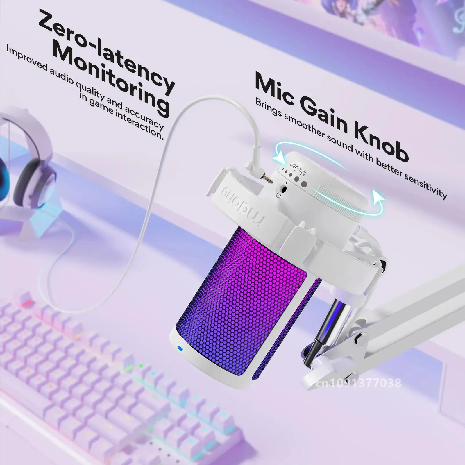 Игровой микрофон Maono Gamerwave DGM20S USB-микрофон