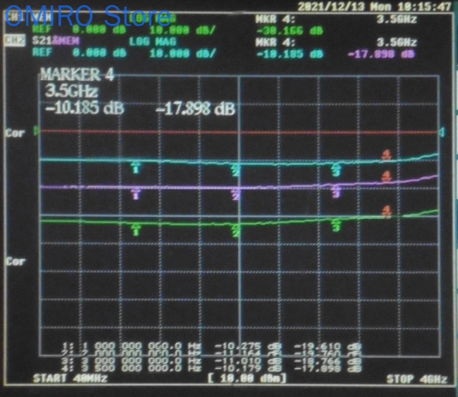 10 ~ 3500 МГц широкополосный регулятор напряжения RF Регулируемый аттенюатор
