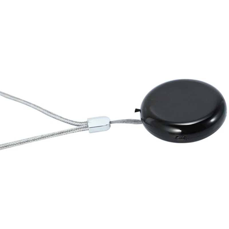 2Pcs Personal Wearable Air Purifier Necklace Mini Portable Freshener Ionizer Negative Ion Generator