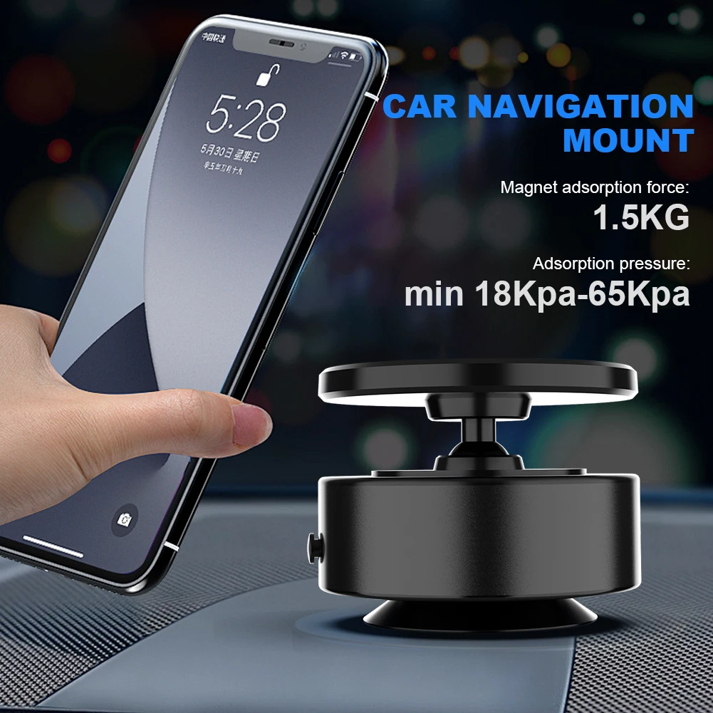 Магнитный вакуумный адсорбционный держатель для телефона зарядка через USB