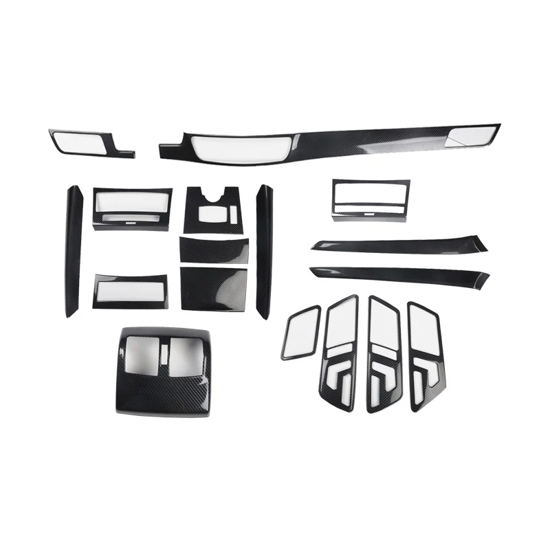 

Fit For Mercedes Benz Class E W212 2014 2015 ABS 5D Carbon Fiber Style Decoration Accessories Car Interior Cover Trim Stickers