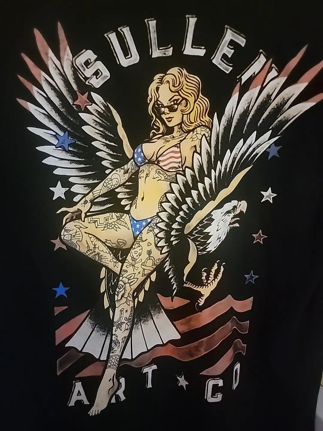 Коллективный Мемориальный фотоальбом Sullen Футболка Sz M CR6 NWT Nice