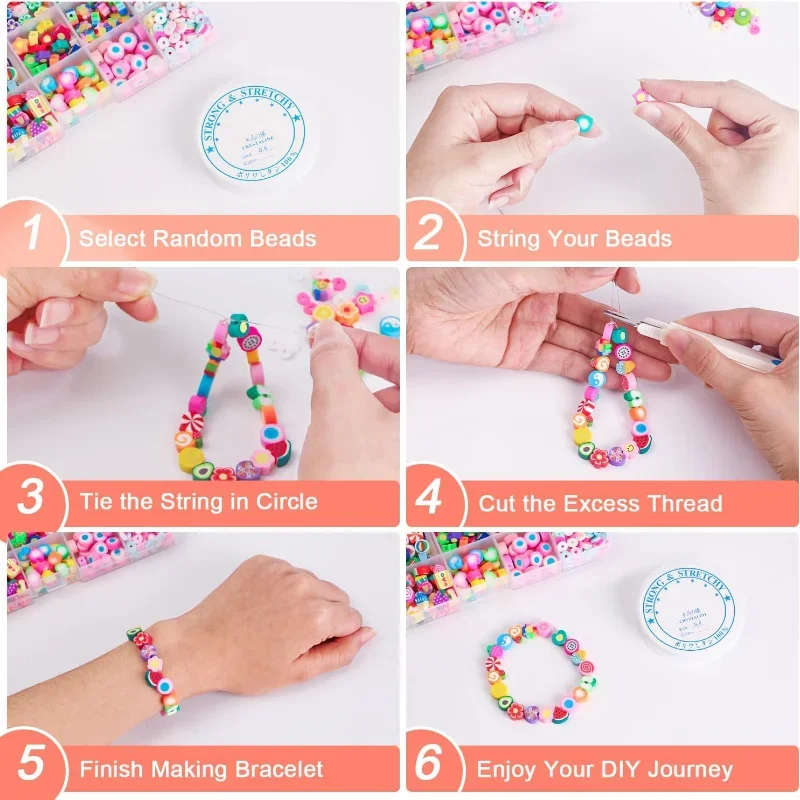 1230 шт. перфорированные бусины из мягкой керамики