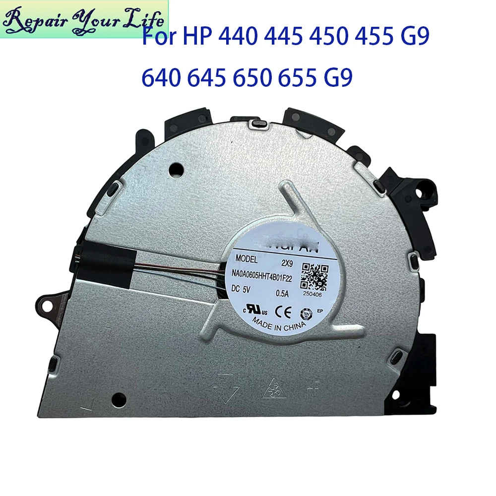 Фото Вентилятор процессора, кулер для ноутбука, радиатор для HP EliteBook 640 645 650 655 G9 ProBook 440 445 450 455 G9 N00095-001 M21718-001 M26012-001 №1