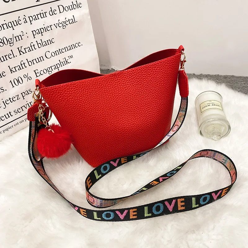Fashion Simple Shoulder Bag Casual Lychee Pattern Crossbody Bags for Women Ladies Designer Handbags Ladies Messenger Bags Bolsos