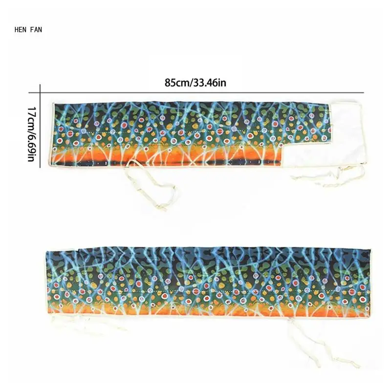 Дорожный футляр для удочки защитная сумка утолщенный нейлоновый носок хранения