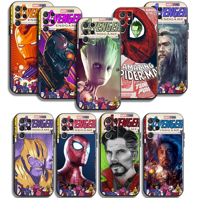 

Avengers Marvely Phone Cases For Samsung Galaxy A51 4G A51 5G A71 4G A71 5G A52 4G A52 5G A72 4G A72 5G Coque Funda Soft TPU