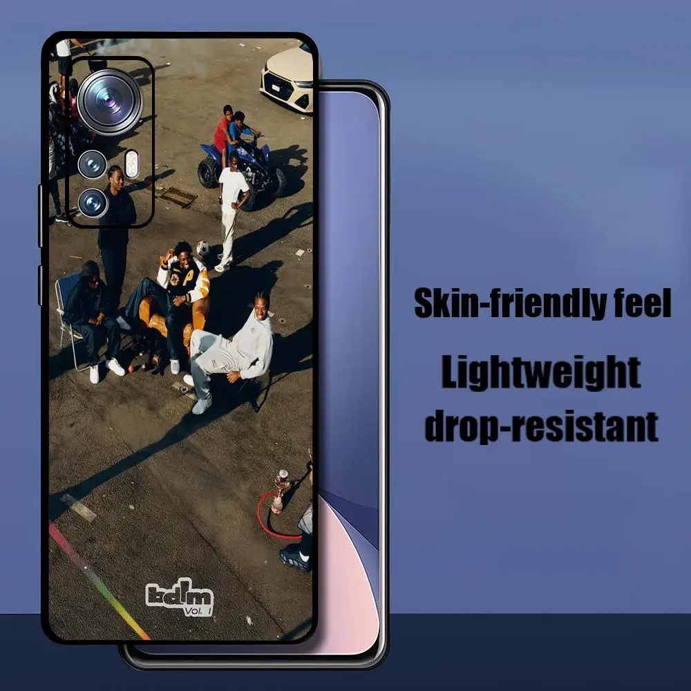 Фото Чехол для телефона Rapper T-Tiakola для Xiaomi Redmi Note 15 14T 13Lite 12S 5g 4g Pro Plus, мягкий чехол, черный, полная защита №4