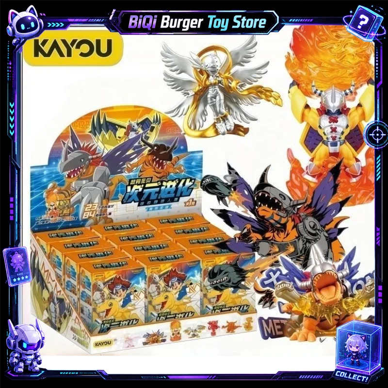 Фото KAYOU Digimon Dimensional Evolution Adventure Vol.1 Mega Secret WarGreymon Резиновые мини-фигурки из аниме, коллекционные игрушки, подарки №1