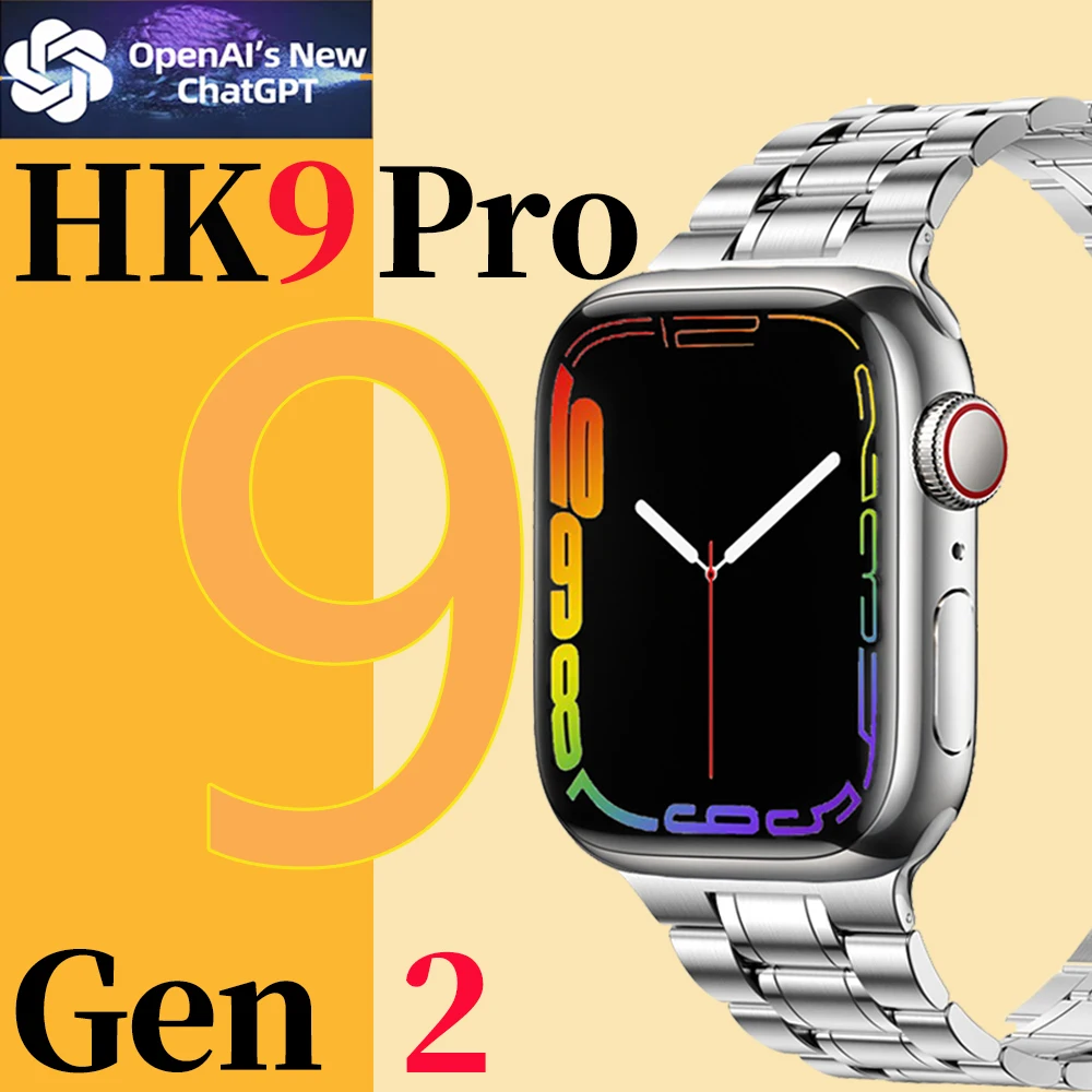 

2023 New Gen2 Hk9 Pro Max Ultra Smart Watch HK8 PRO Upgrade AMOIED Compass Sport NFC Series 9 Reloj Smart Watches for Men Women
