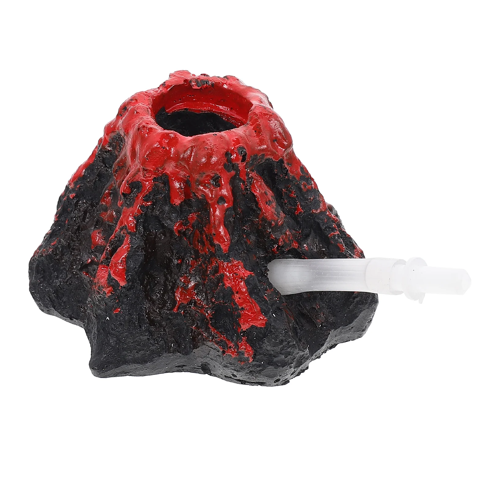 

Fish Tank Aquarium Bubbler Volcano Decor Decorations Air Stone Landscape Hiding Filter Shrimp Rockery Shelter Habitat Cave