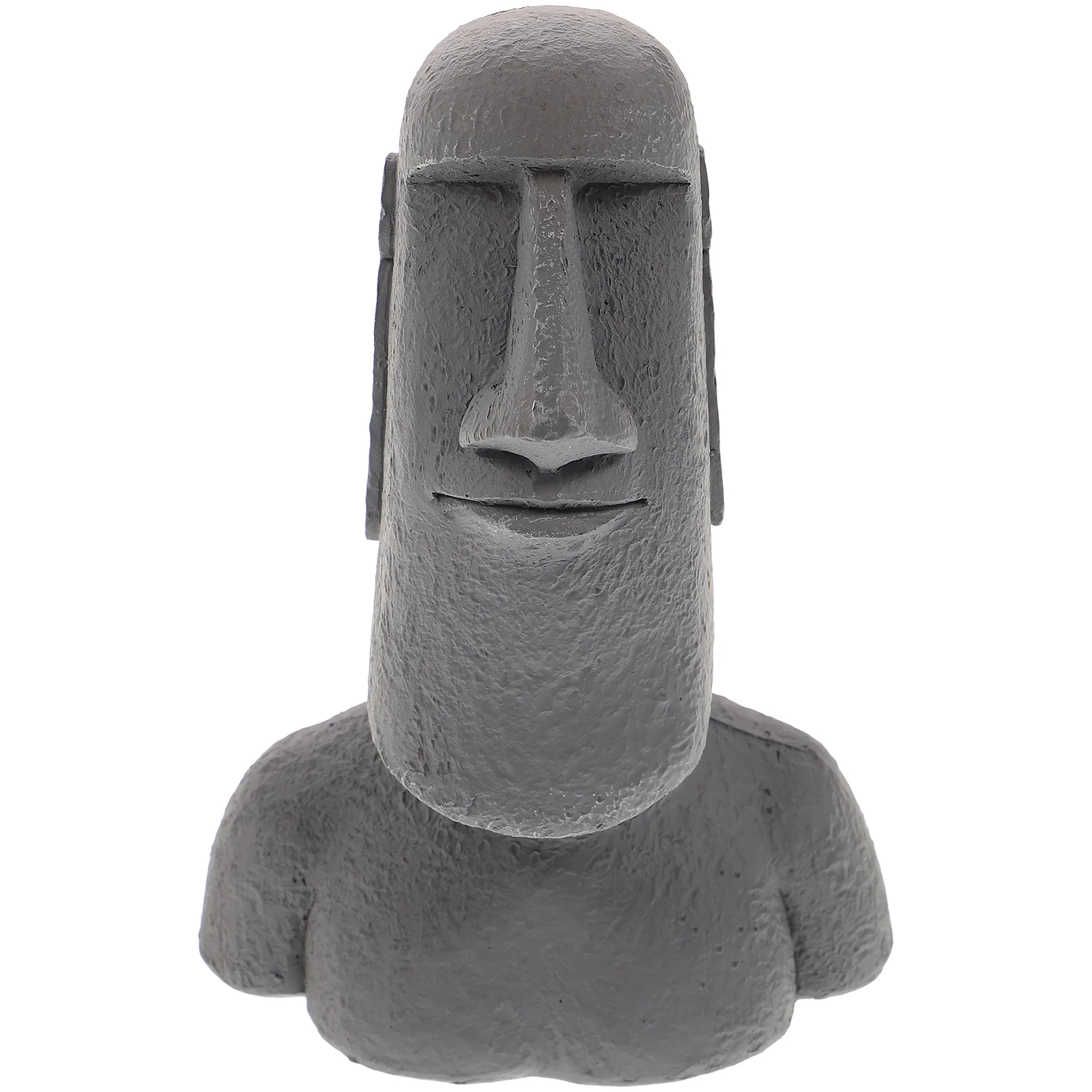 

Stone Statue Creative Ornaments Desktop Moai Figurine Decoration Cartoon Tiny Statues Resin