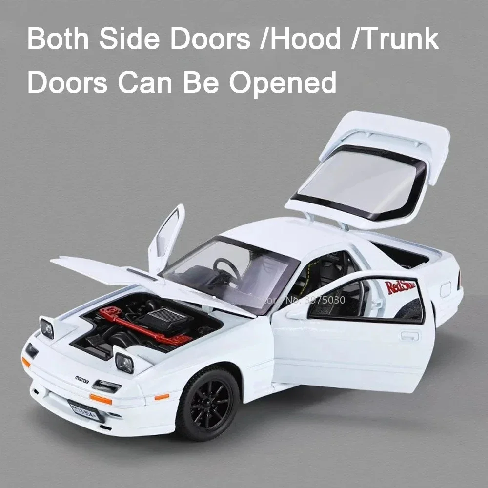 1:24 Mazda RX7-FC Streetcar литая под давлением игрушечная модель автомобиля звуковой свет