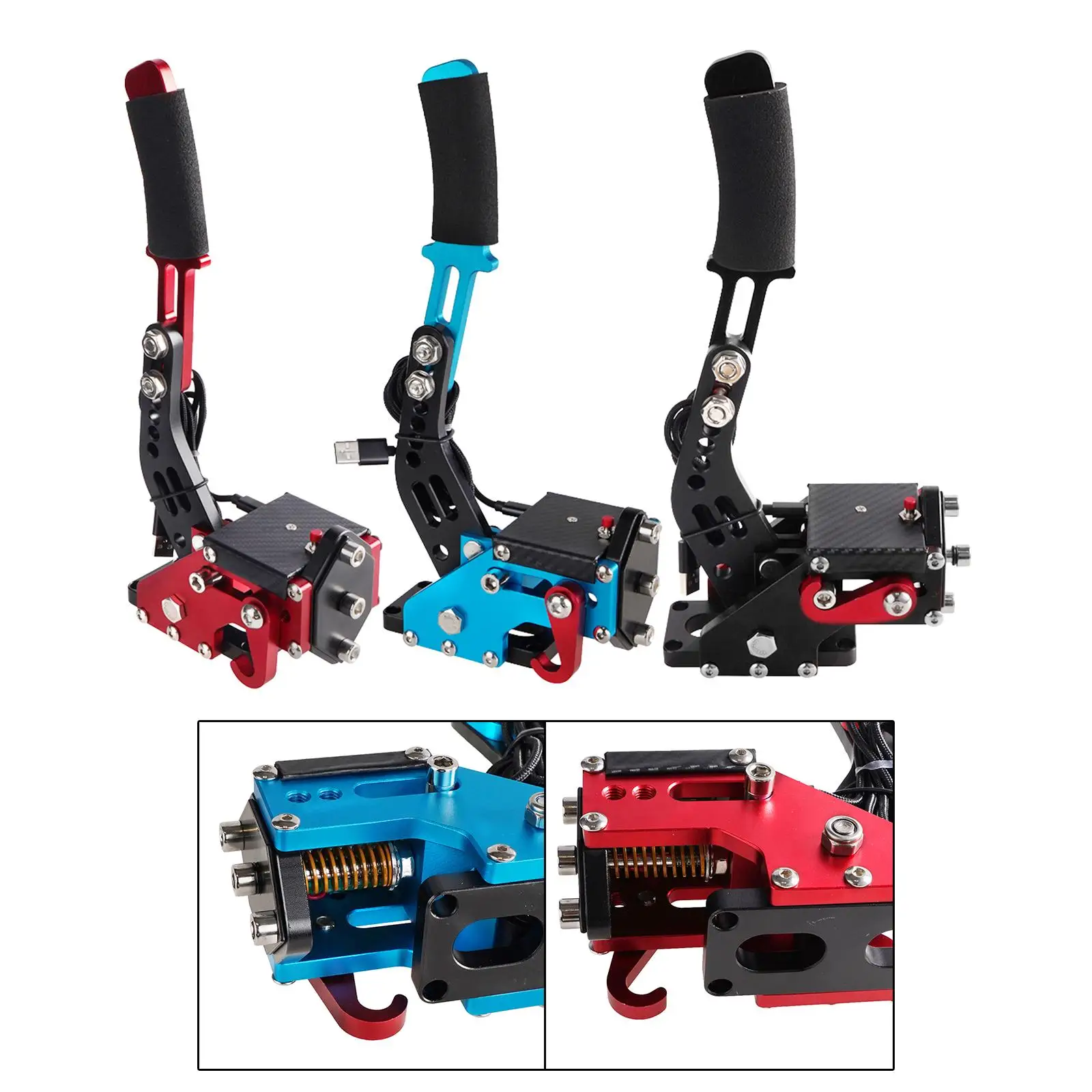 

Ручной тормоз 2 в 1 USB, простая в использовании поддержка ПК, игровой USB ручной тормоз