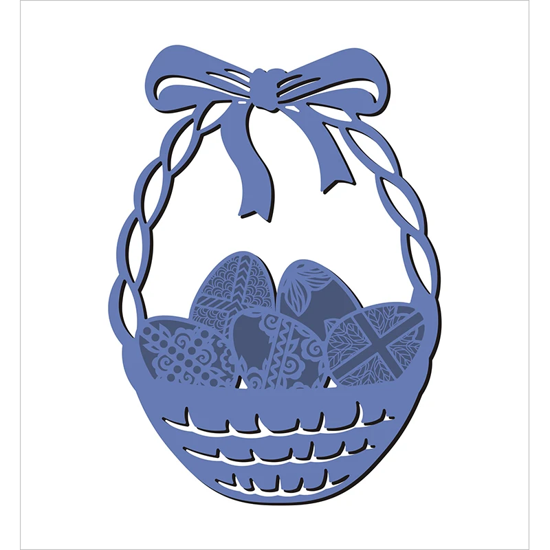 Новинка 2022 г. металлические пресс-формы с красивой корзиной для яиц рукоделия