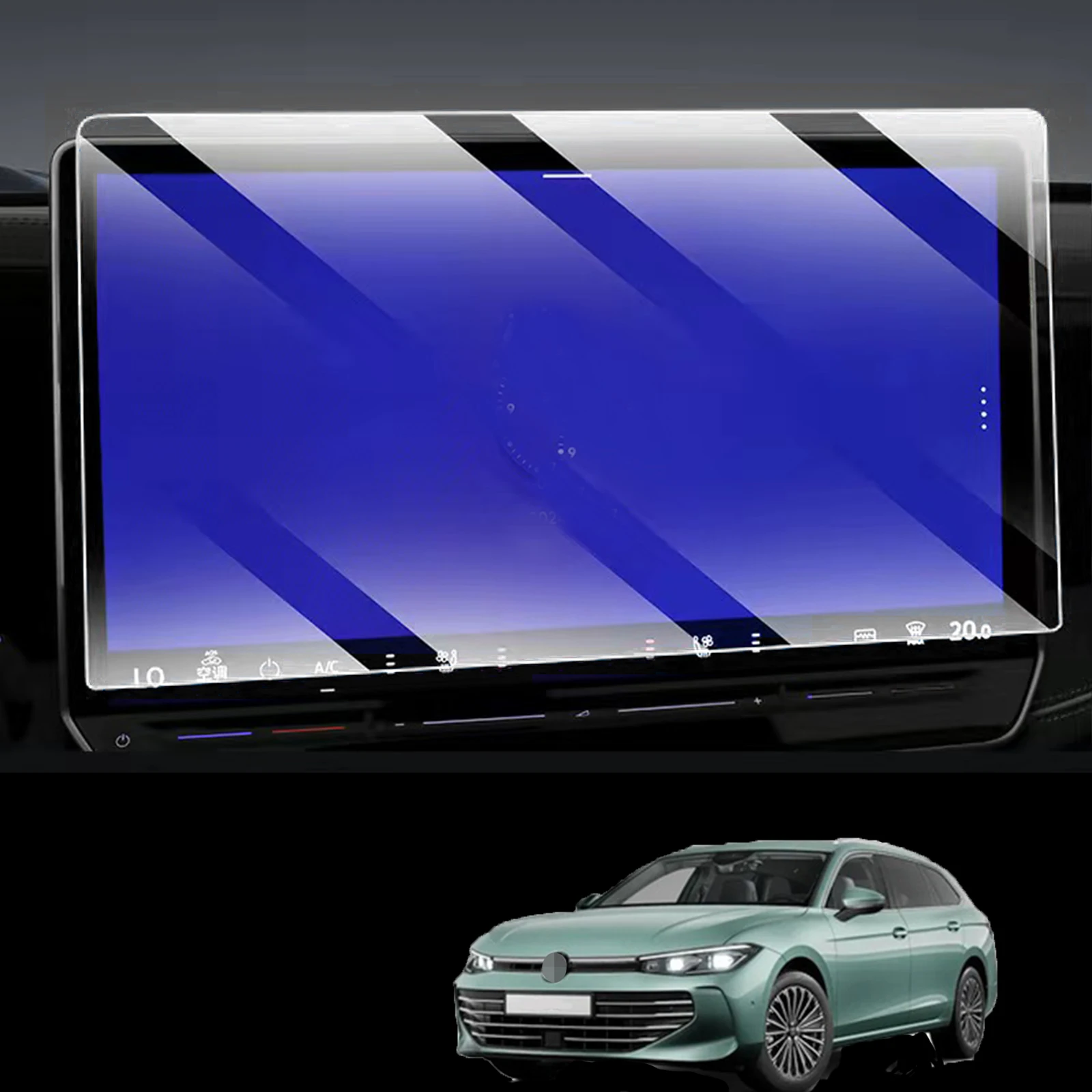 Для VW Tiguan Passat B9 2024 2025 Автомобильный сенсорный экран протектор GPS навигация