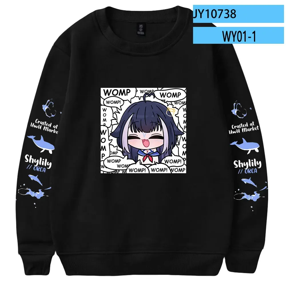 Толстовка с длинным рукавом и круглым вырезом в стиле аниме