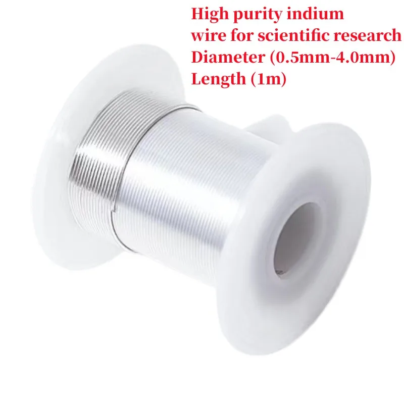 

Индийская проволока высокой чистоты для научных исследований, диаметр (0,5 мм-4,0 мм), длина (1 м)