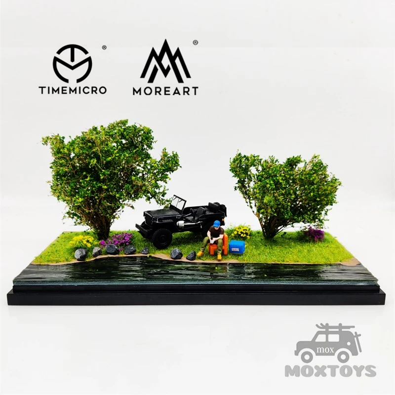 

TimeMicro 1:64 MoreArt River fishing diorama Diorama Figure