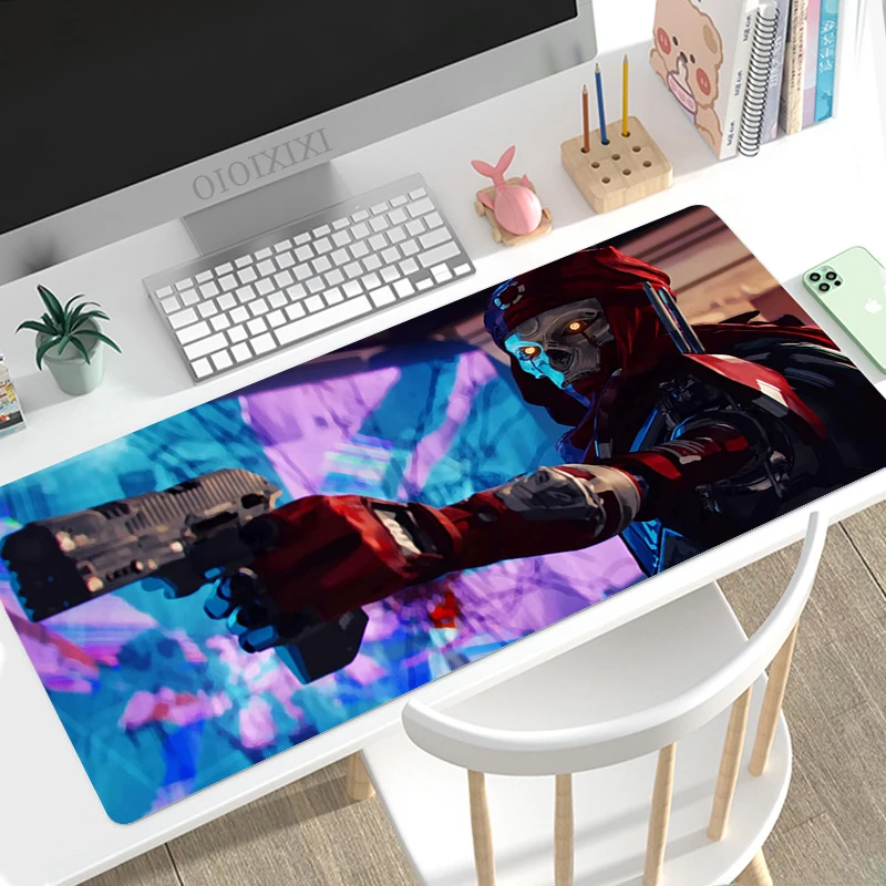 

Большой игровой коврик для мыши Apex Legends, большой Настольный коврик для мыши размера XL, нескользящий, размер XXL