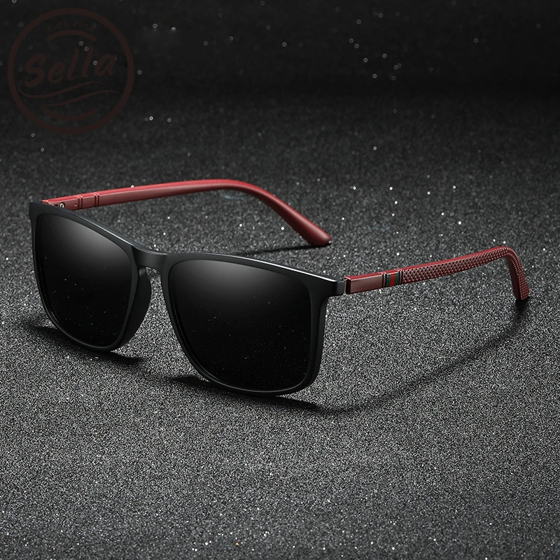 

Sella New Men Polarized Sunglasses Classic Mirror Lens Driving Fishing Sun Glasses Trending Outdoor TR90 Sun Glasses UV400