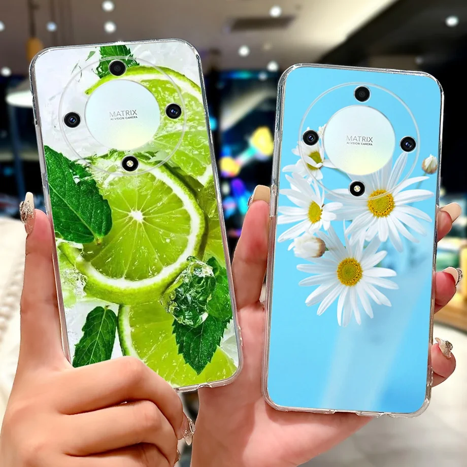 Фото Чехол для Honor Magic6 Lite ALI-NX3, популярный модный окрашенный чехол, мягкий тонкий чехол для телефона для Honor Magic5 Lite Magic 6 Lite 5G, сумки №5