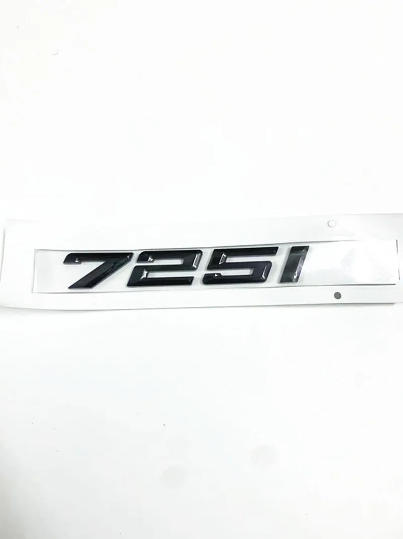 Автомобильная наклейка с надписью логотипа BMW Серия 728I 730i 740i 735I 745I 760i E38 E65 E66 F01 F02 G11