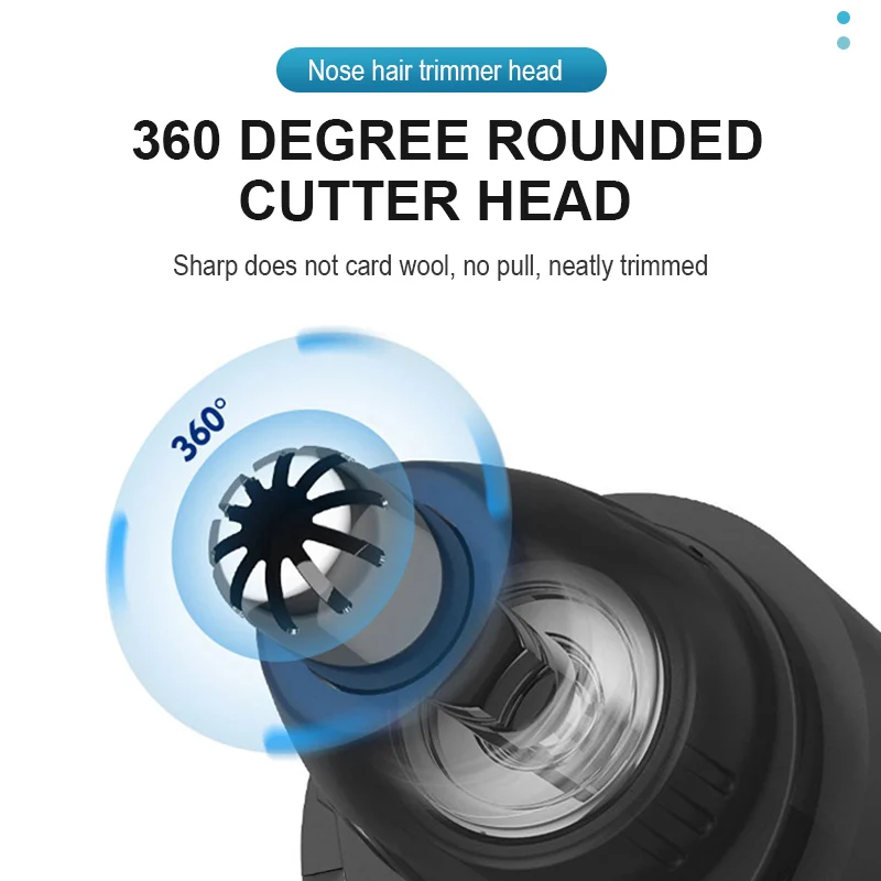 Электрический триммер для волос в носу на батарейках мужской удаления артефакт