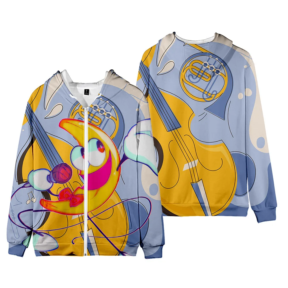 

3D New Roblox Shovel Brain Game Pullover Hooded Loose Casual Youth Hooded Zipper Sweater Best Birthday Present