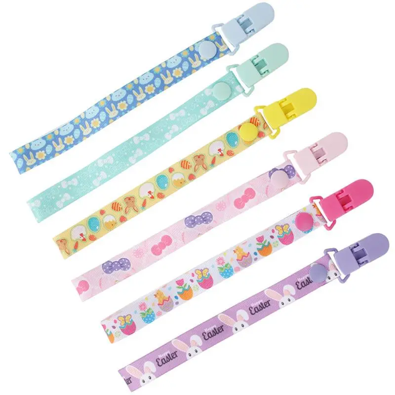 

1pcs Adjust Baby Pacifier Clip Chain Ribbon Dummy Holder Chupetas Soother Pacifier Clips Strap Nipple Holder for Infant Feeding