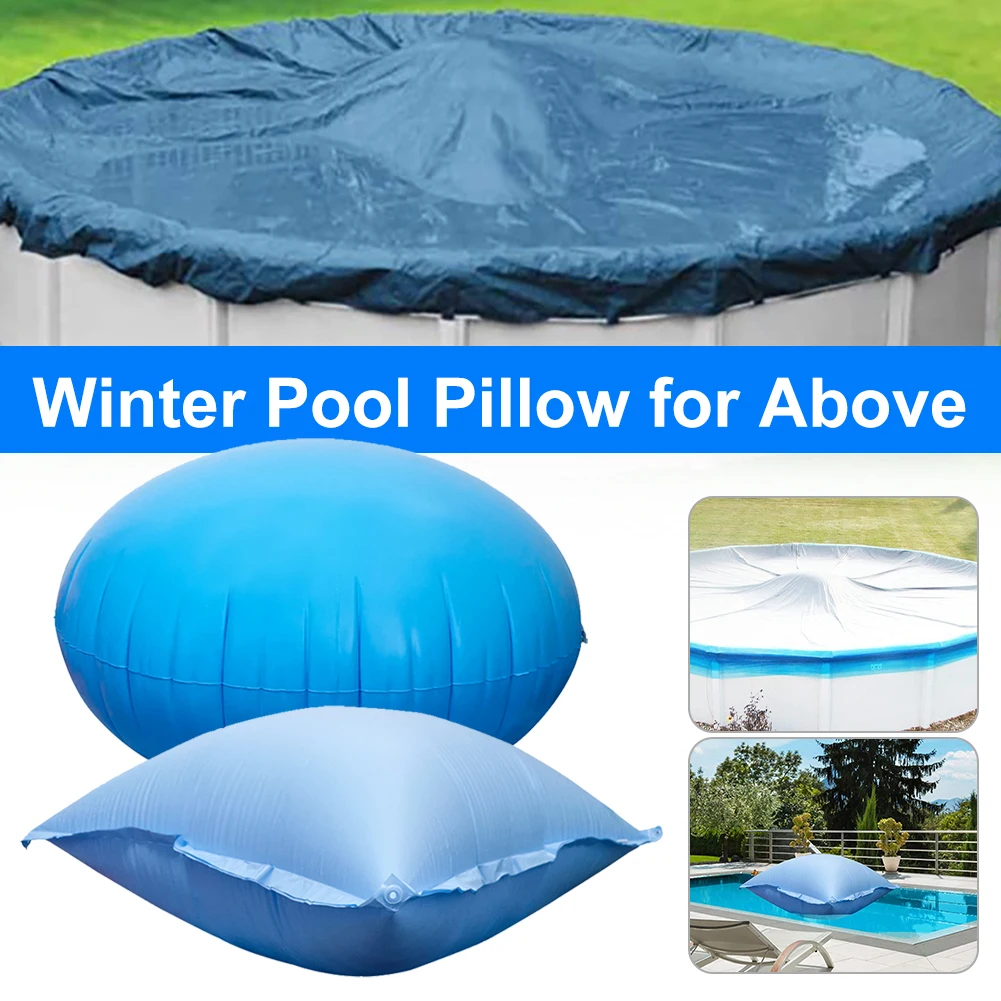 Winter Pool Pillow for Above Ground Swimming Pools Inflatable Air Pillow 0.3mm Cold-Resistant Winterizing Winter Closing Pillows
