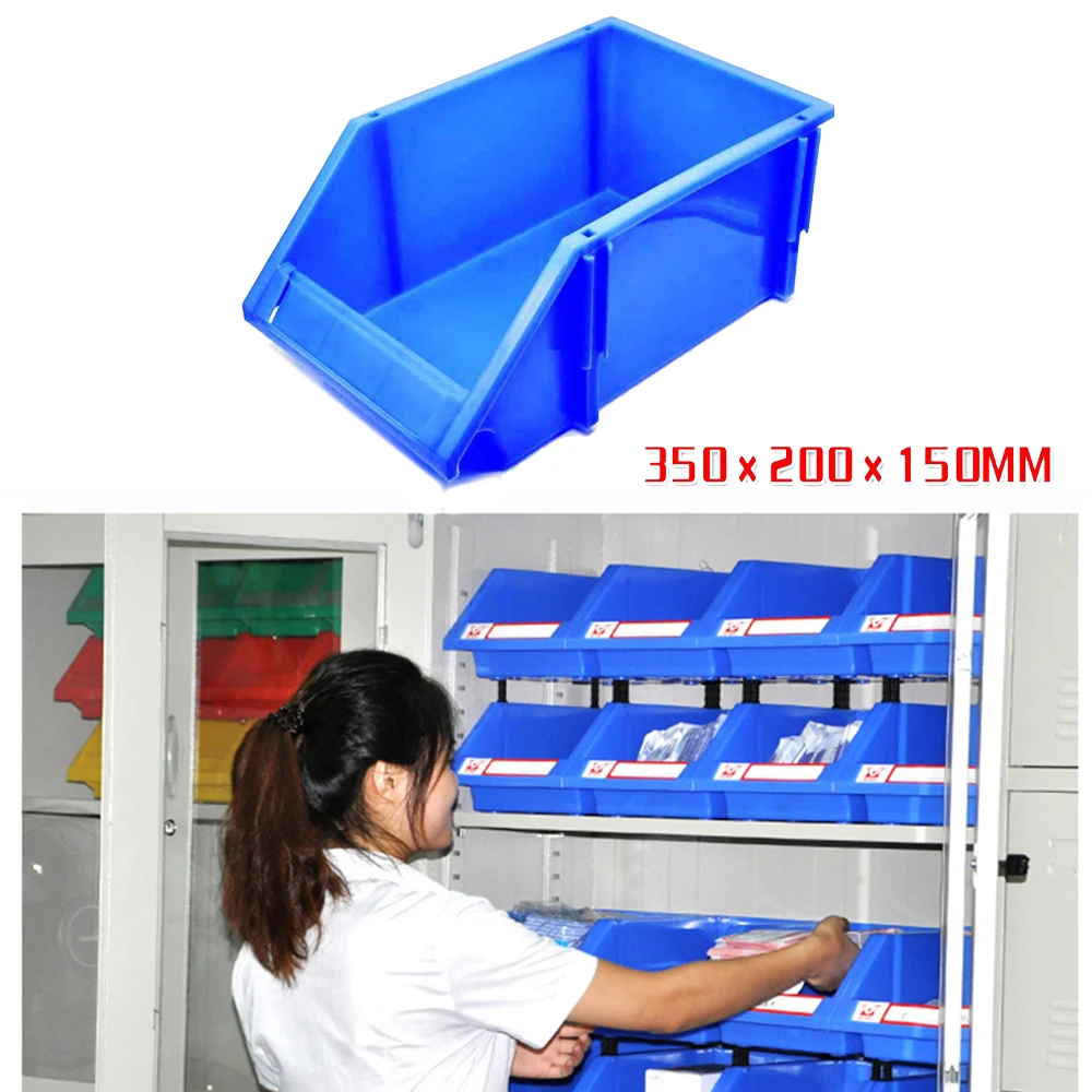 

Garage Rack Screw Tool Storage Box Workshop Organizer Thickened Combined Part 350 * 200 * 150MM 80℃ Temperature Resistance