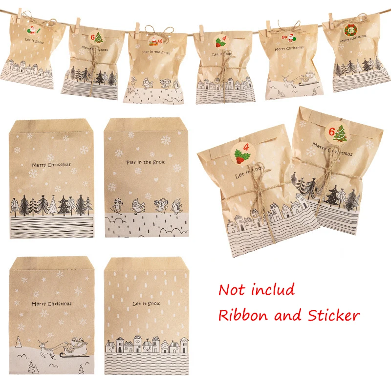 

Крафтовые пакеты для подарков 13х18 см