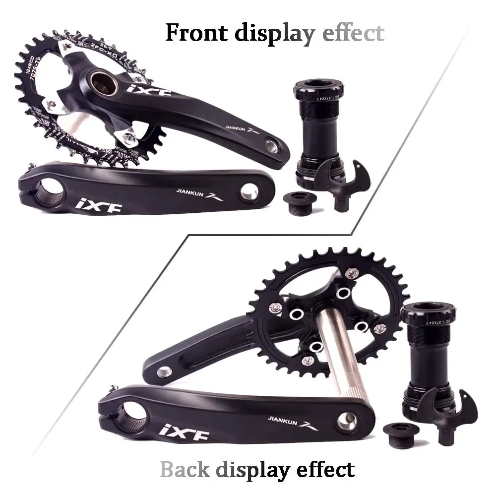 IXF велосипед 104 BCD Кривошип цепь полый интегрированный 170 мм узкий широкий MTB
