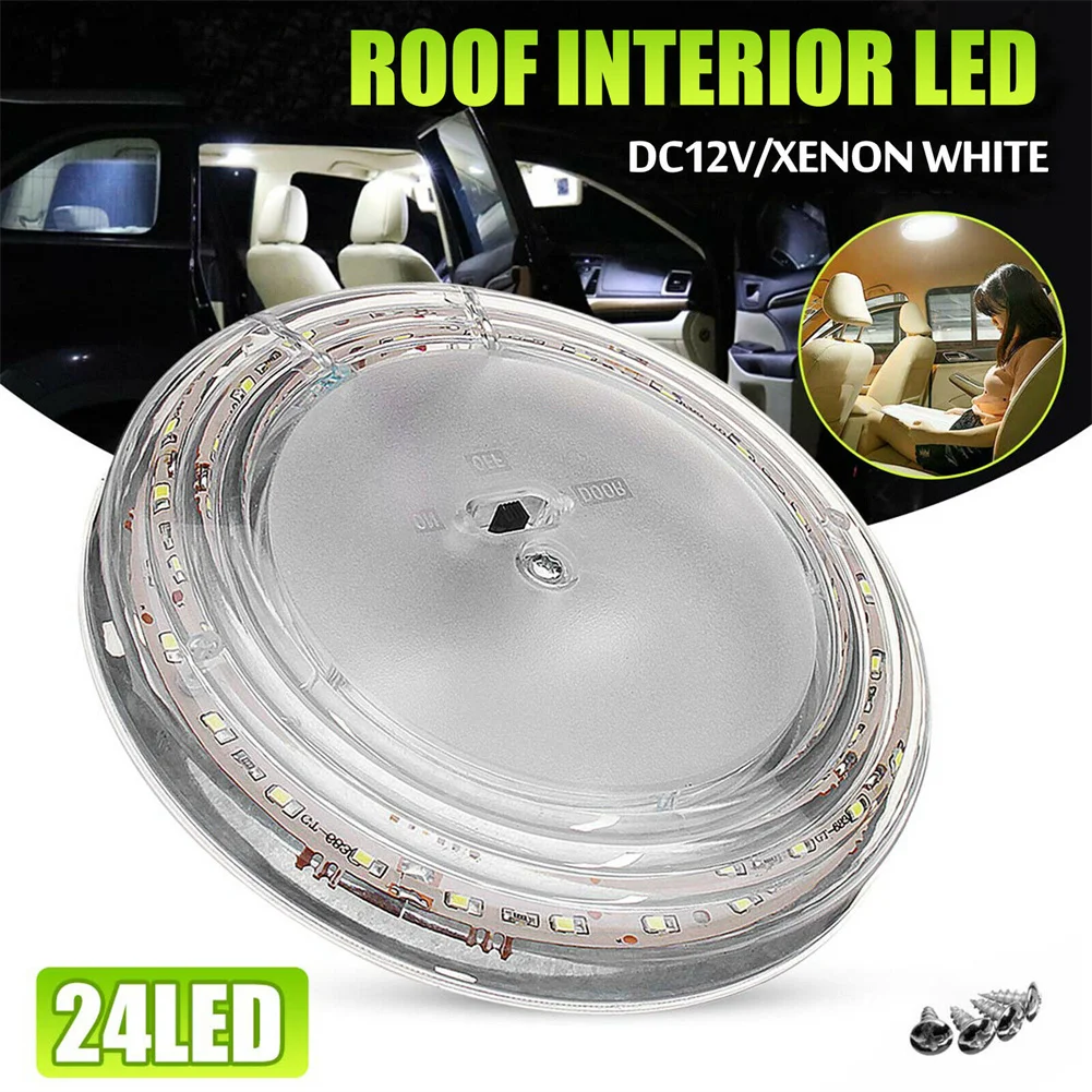 

12V Led Roof Ceiling Interior Light Camper Van Boat Bus Caravan Dome White Lamp Low Consumption Light Accessories