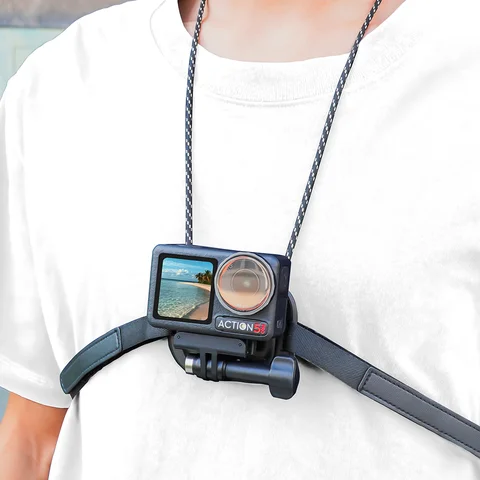 Универсальный магнитный шейный ремешок, держатель для спортивной камеры Insta360, нагрудный кронштейн для DJI Osmo Action/Gopro, аксессуары