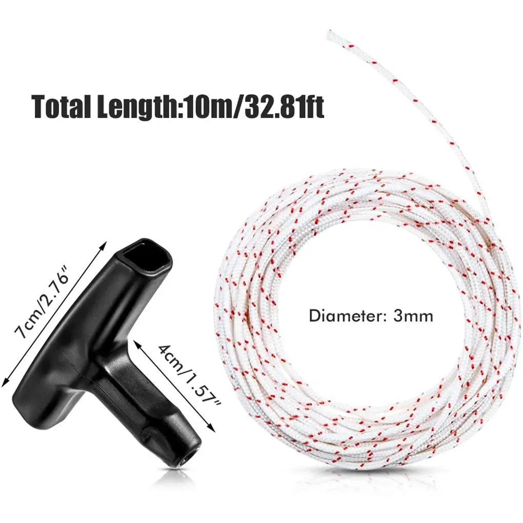 

Ручка стартера, ручная установка, прочная конструкция, детали двигателя, тяговый шнур