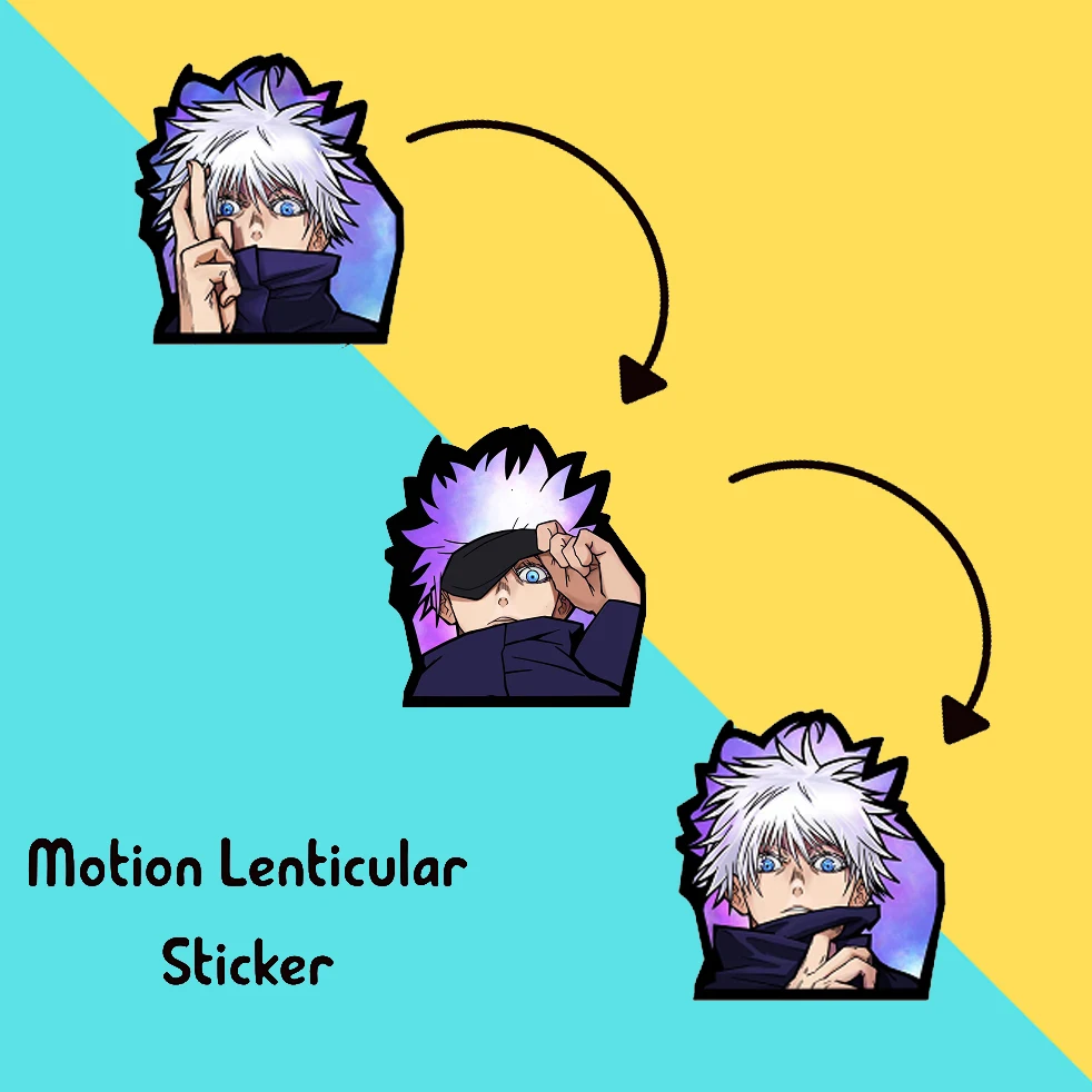 

Satoru Gojo Motion Sticker Jujutsu Kaisen Anime Stickers Waterproof Decals