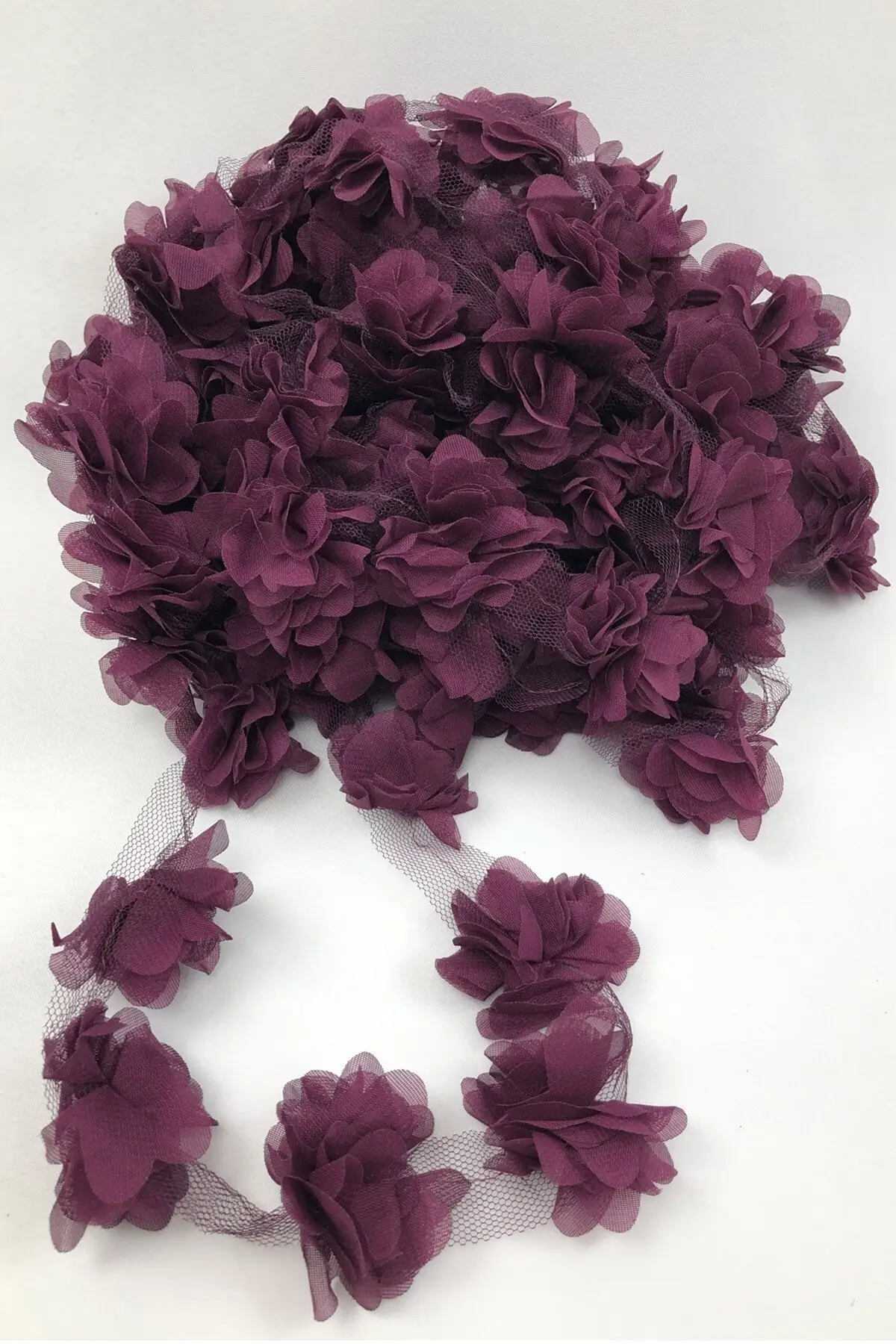 

Plum tulle flower laser cut decorative strip hobby supplies & entertainment life