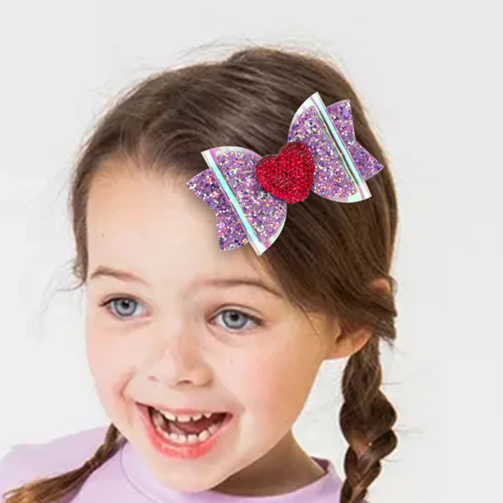 Заколка для волос с бантом заколки бантиками малышей блестки девочек и детей