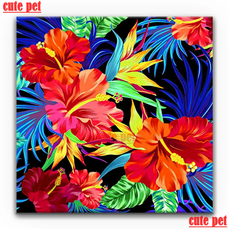 Алмазная живопись сделай сам Милая Черная Женская Вышивка крестиком