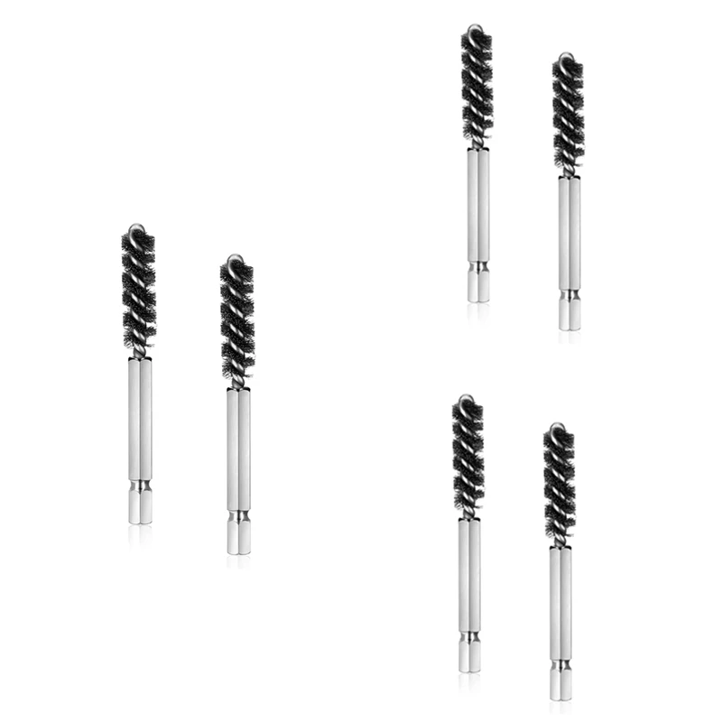 

Golf Clubs Head Hosel Brush Golf Club Brush Wire Brush Cleaning Tool Electric Drill Wire Brush For Iron And Wood,6Pcs