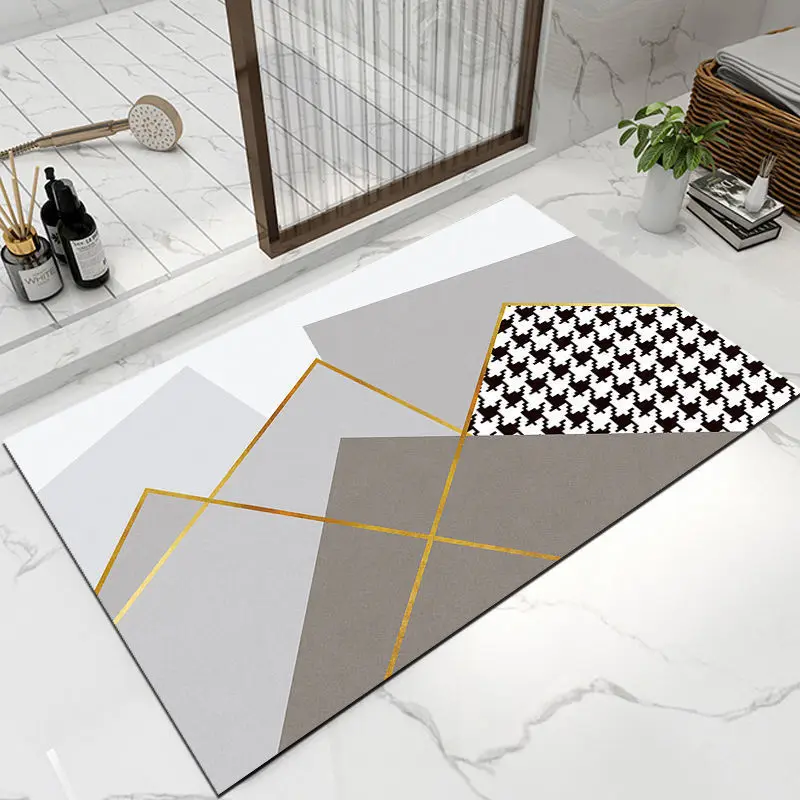 new bath mat entrance door mat super absorbent bathroom mats quick drying bathroom carpet modern simple non slip floor mats home free global shipping